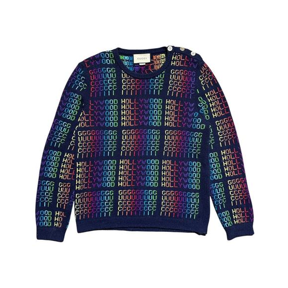 Multicolor Hollywood knitted sweater - Picture 1 of 7